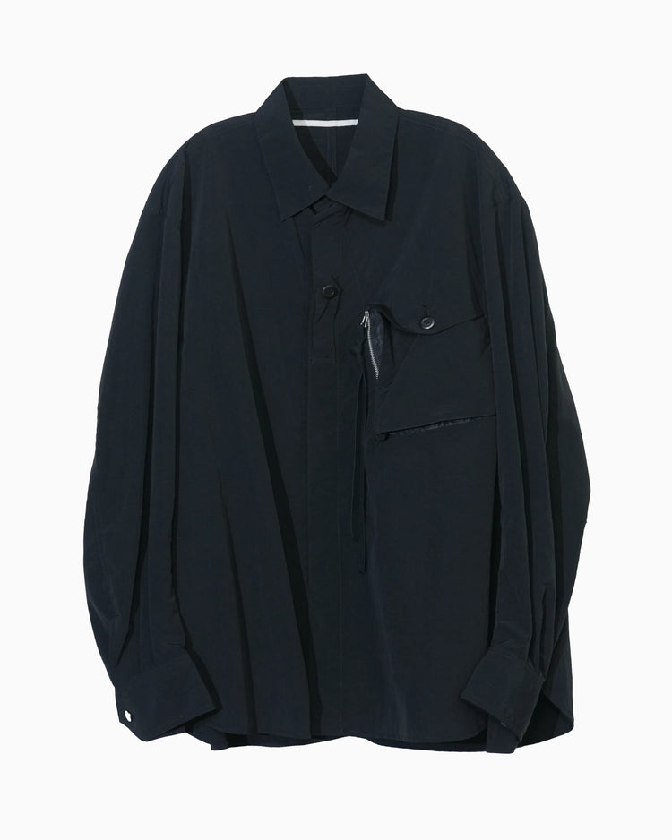 NYLON PCS SHIRT BLACK