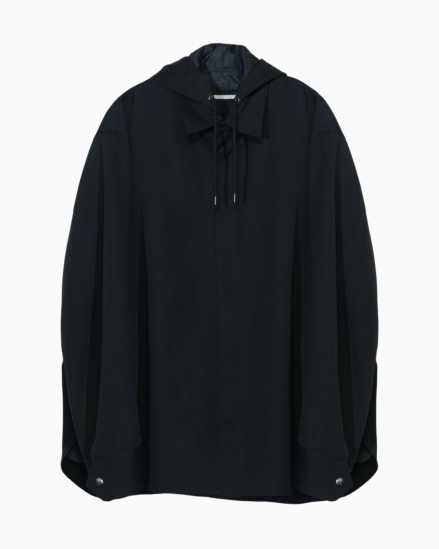 HOODED SHIRT BLACK
