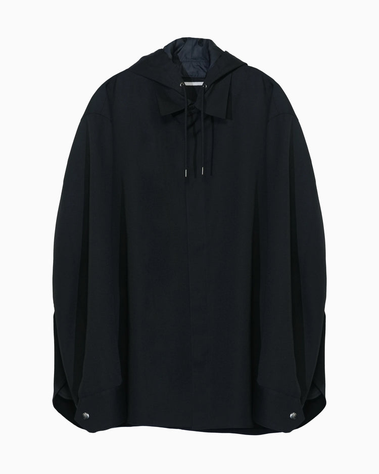HOODED SHIRT BLACK