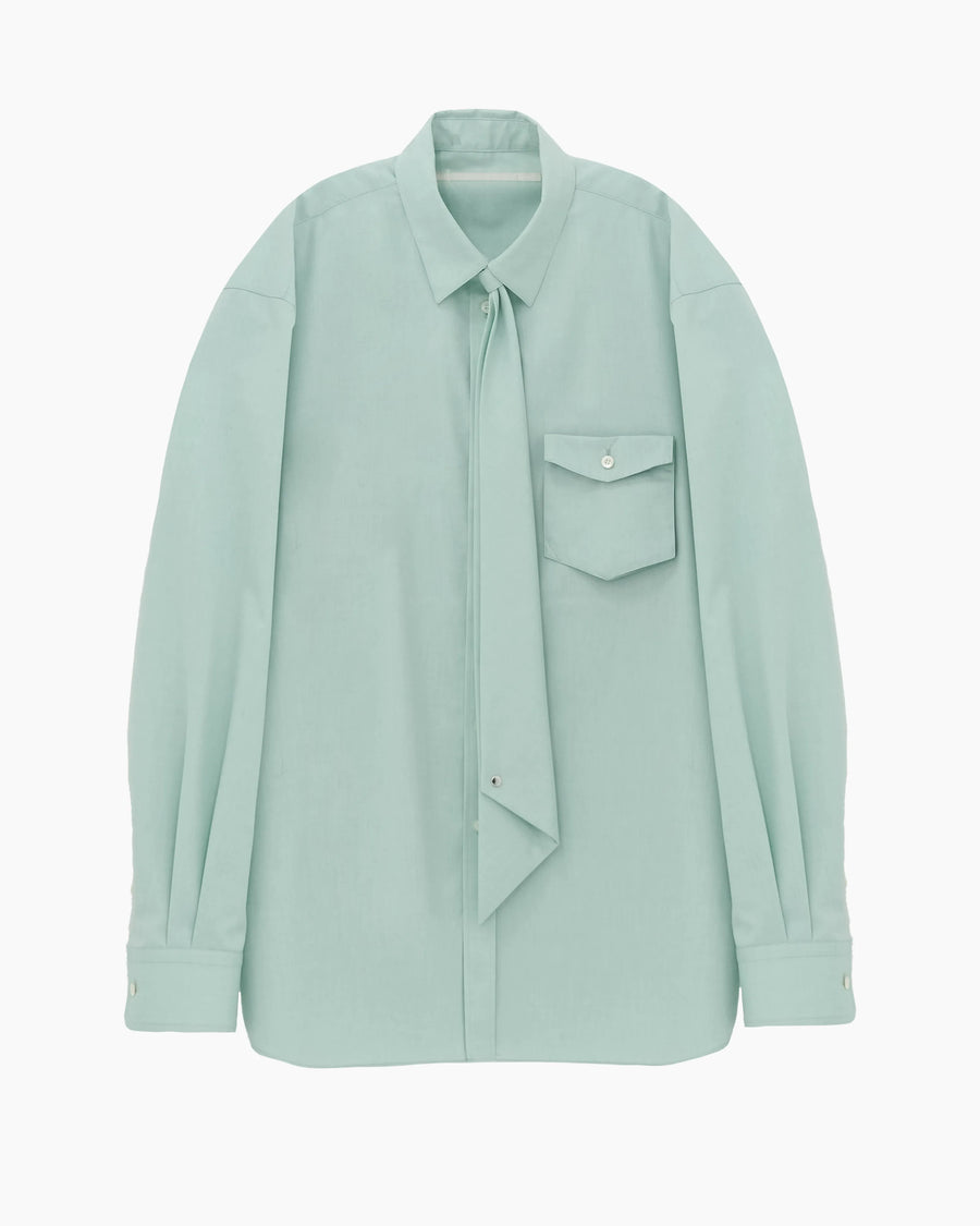 NECKTIE SHIRT GREEN