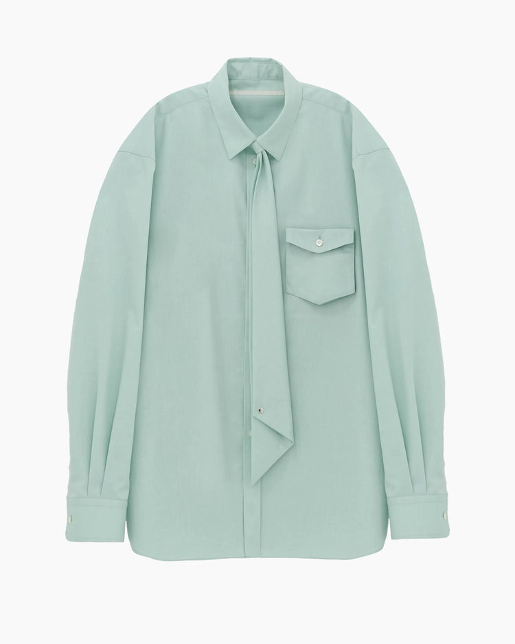 NECKTIE SHIRT GREEN