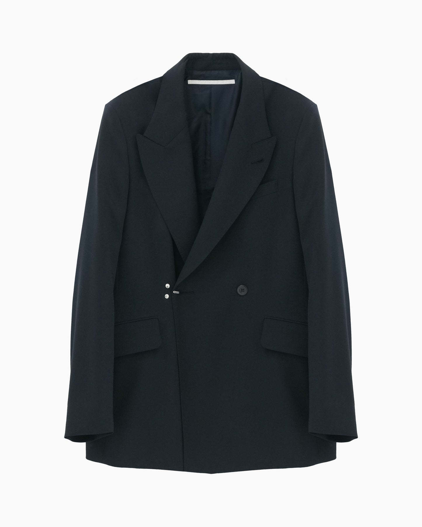 DOUBLE-BREASTED TAILORED JACKET NAVY