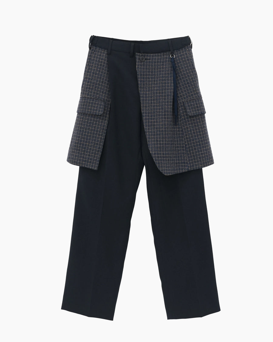 JACKET SKIRT SLACKS NAVY
