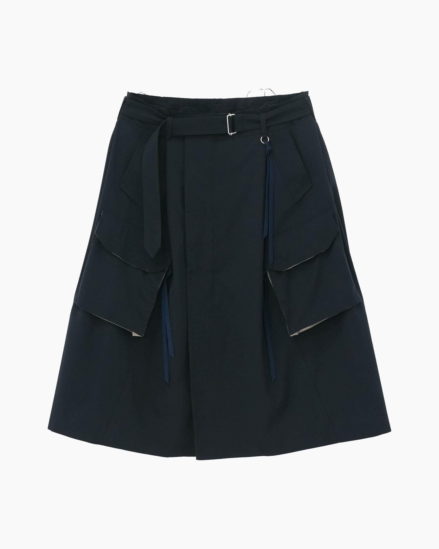 SOUTIEN COLLAR COMBAT SKIRT NAVY