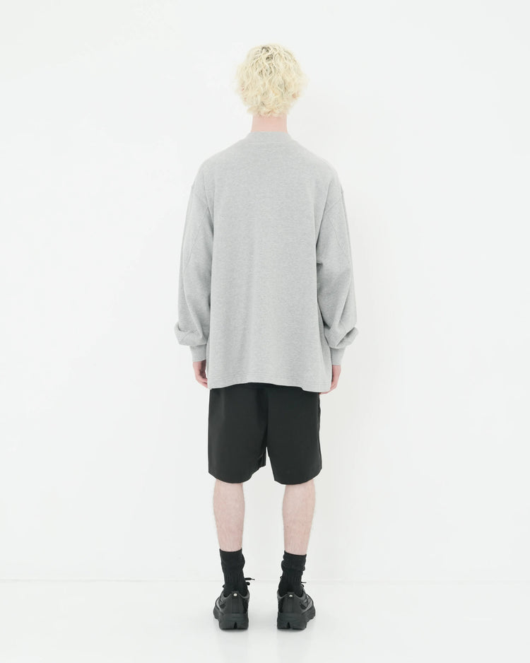 SIDE SEAM POCKET SWEATSHIRT GREY