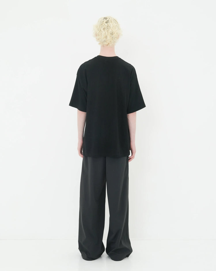 PRINT T-SHIRT "SWAP TO ELEVATE" BLACK