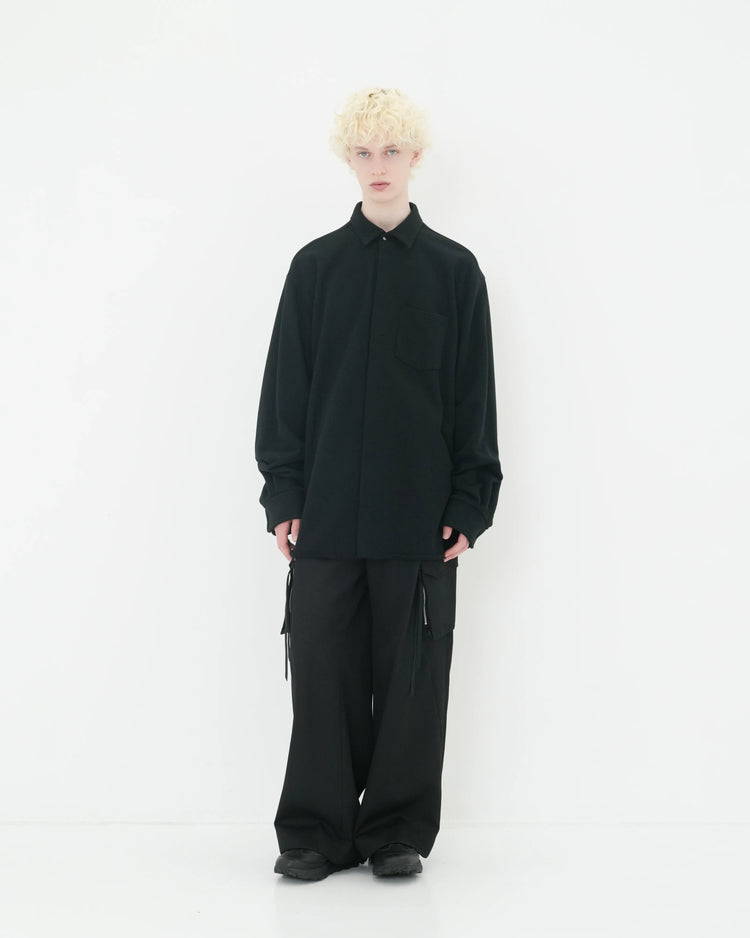 SWEAT L/S SHIRT BLACK