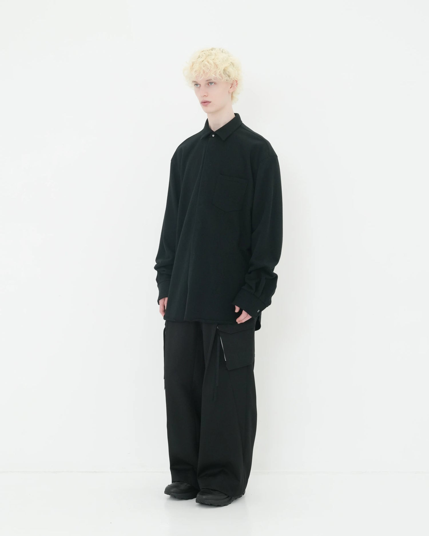 SWEAT L/S SHIRT BLACK