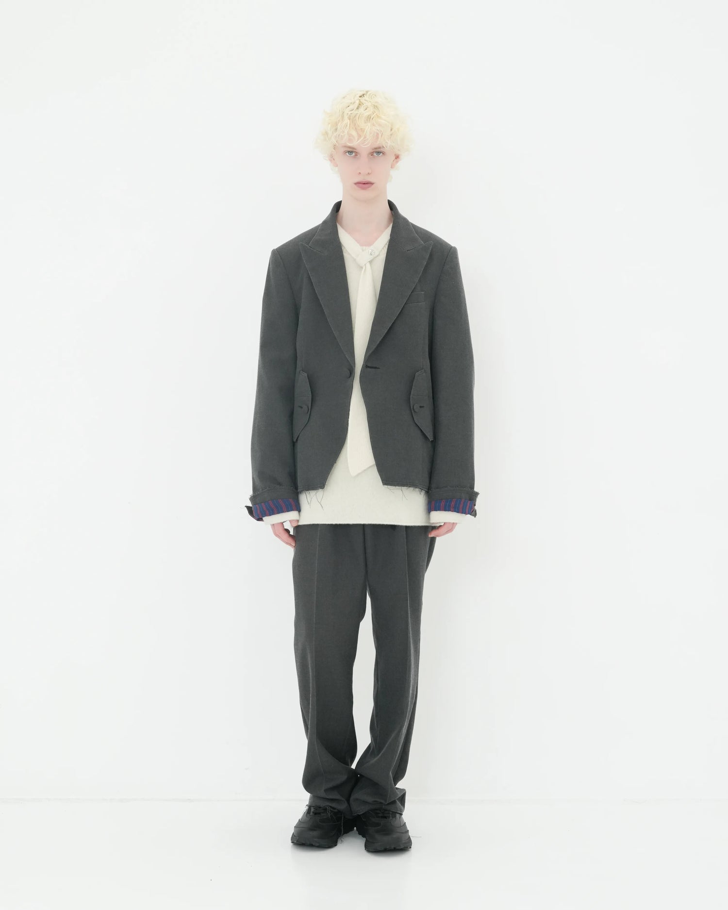 PIGMENT PRINT SLACKS GREY