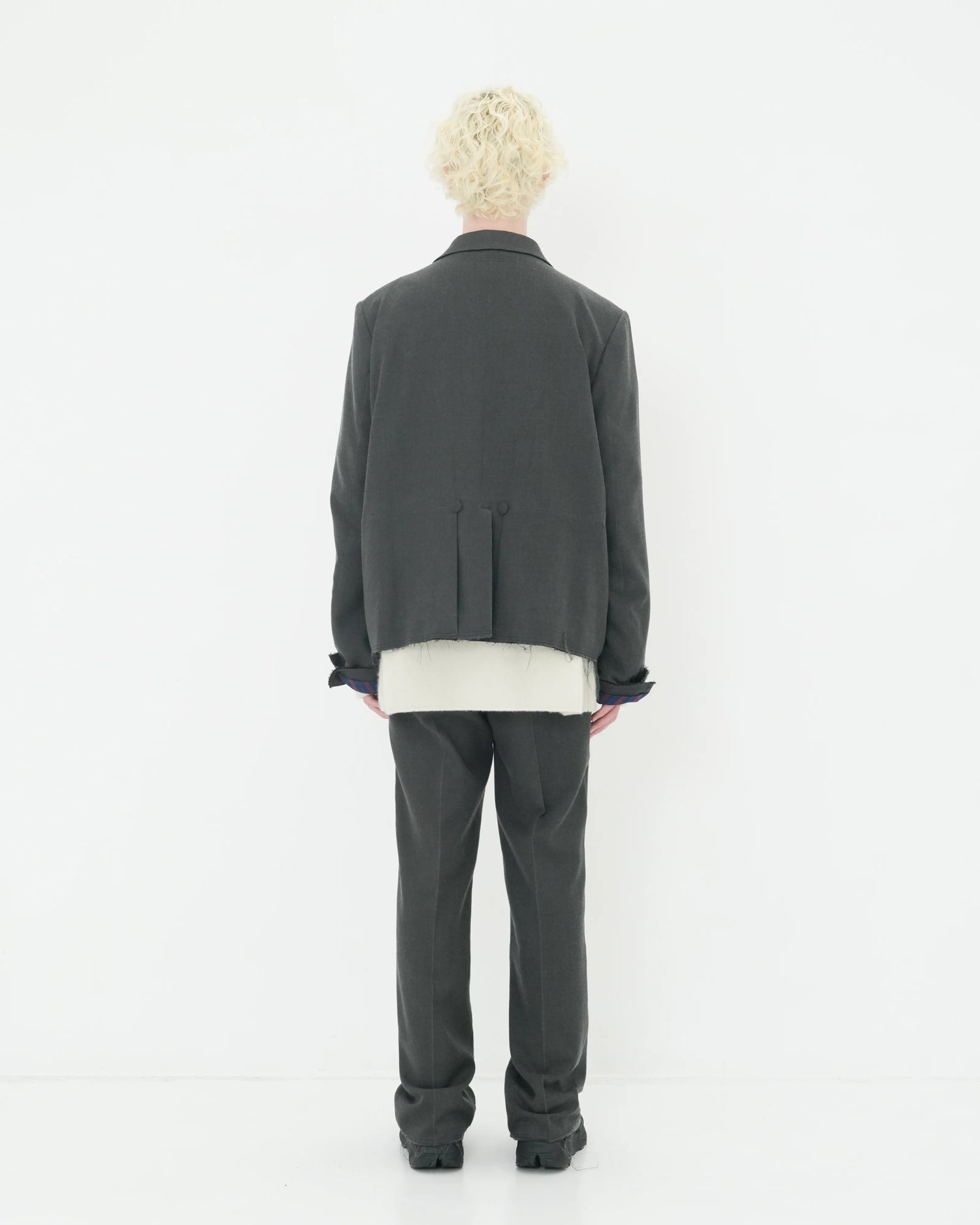 PIGMENT PRINT SLACKS GREY