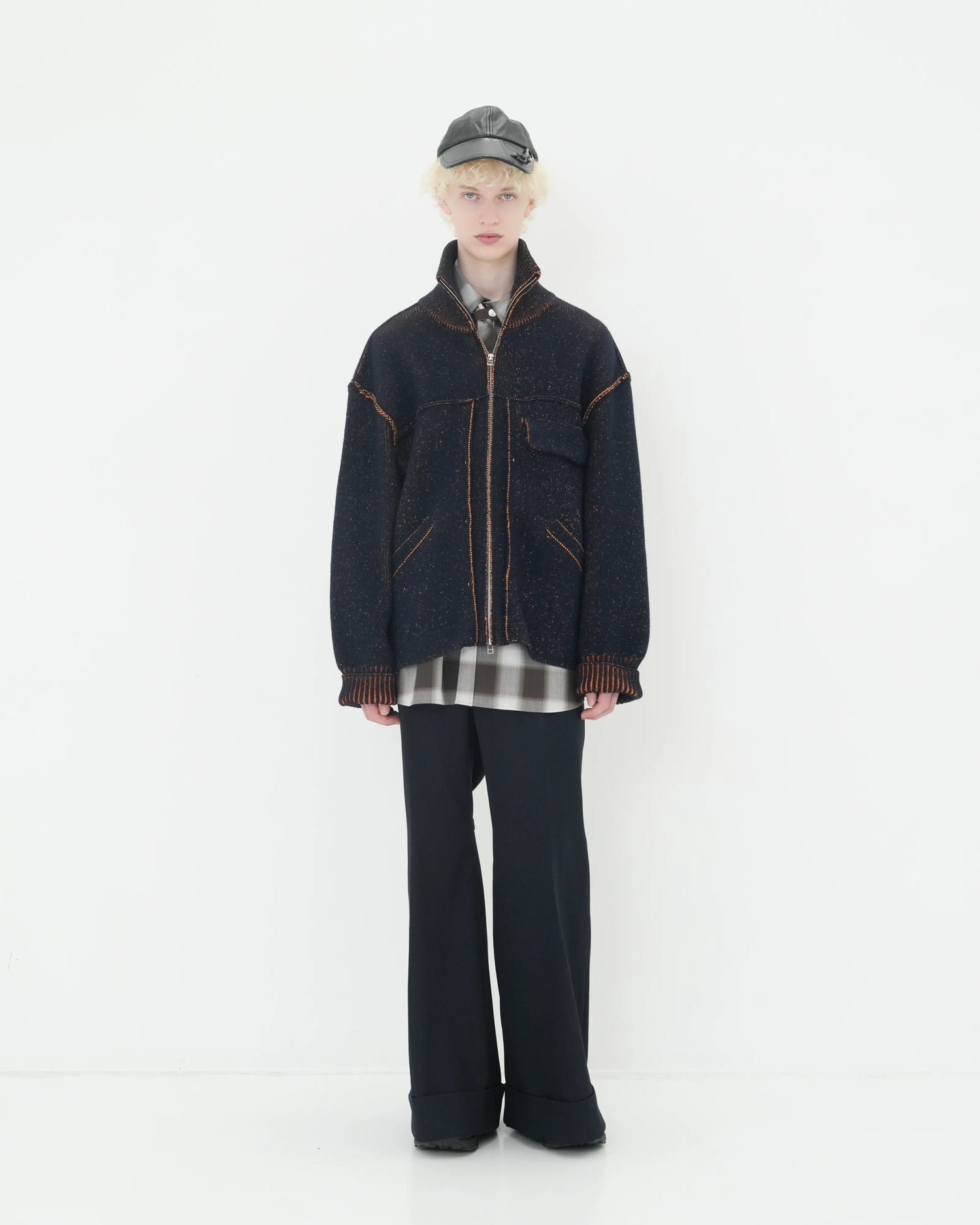 GAITER DOUBLE SLACKS NAVY