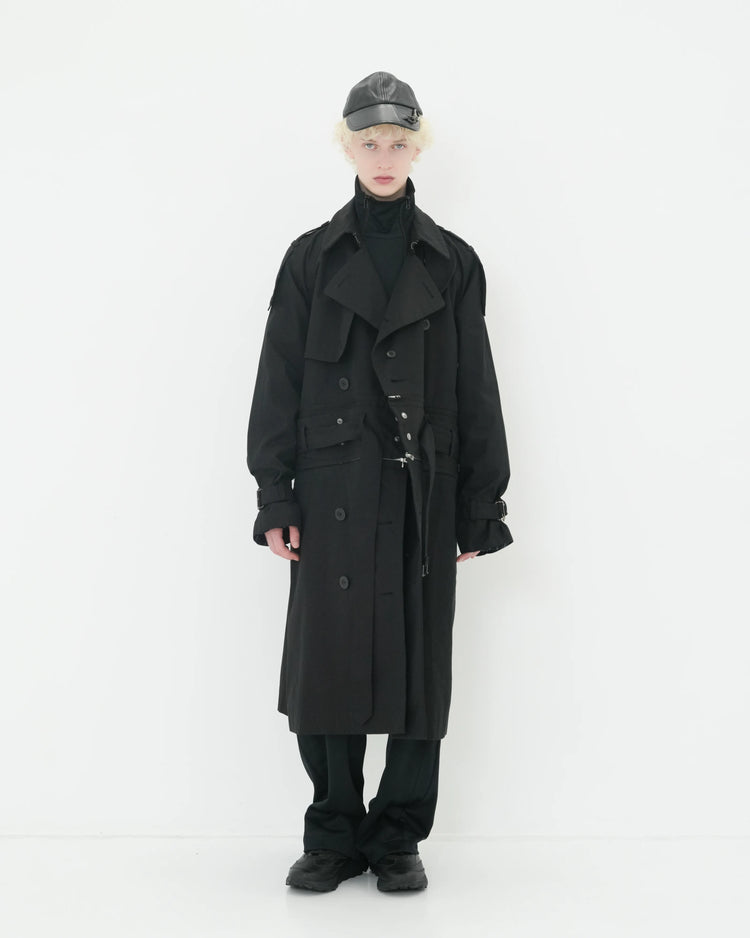 SEPARATE TRENCH COAT BLACK