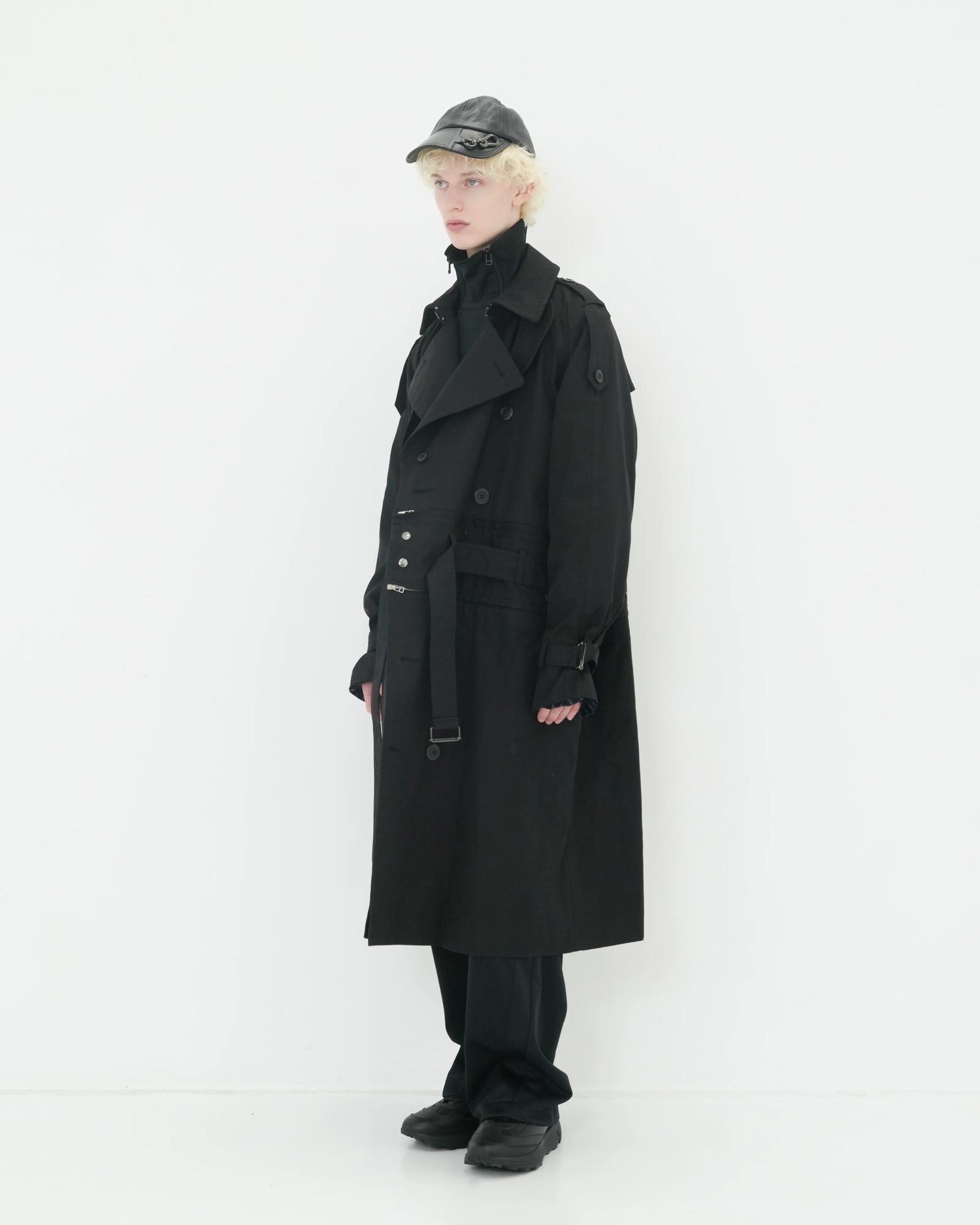 SEPARATE TRENCH COAT BLACK