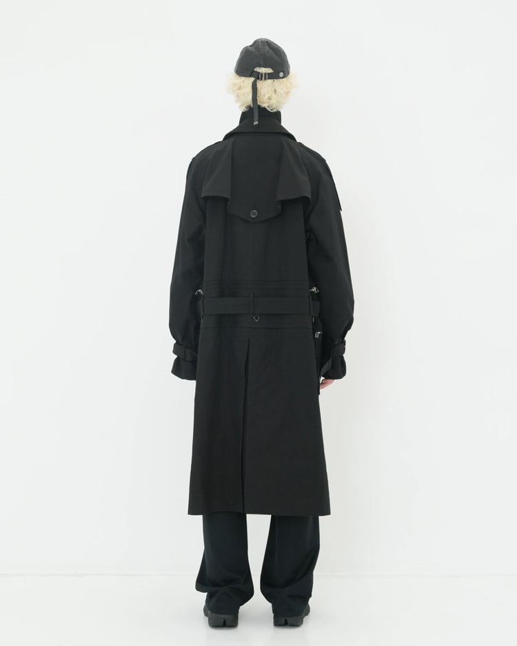 SEPARATE TRENCH COAT BLACK