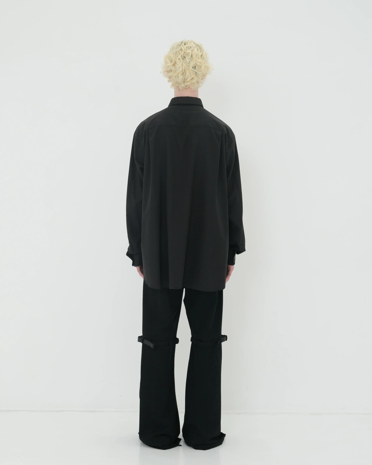 SWEAT GAITER DOUBLE SLACKS BLACK
