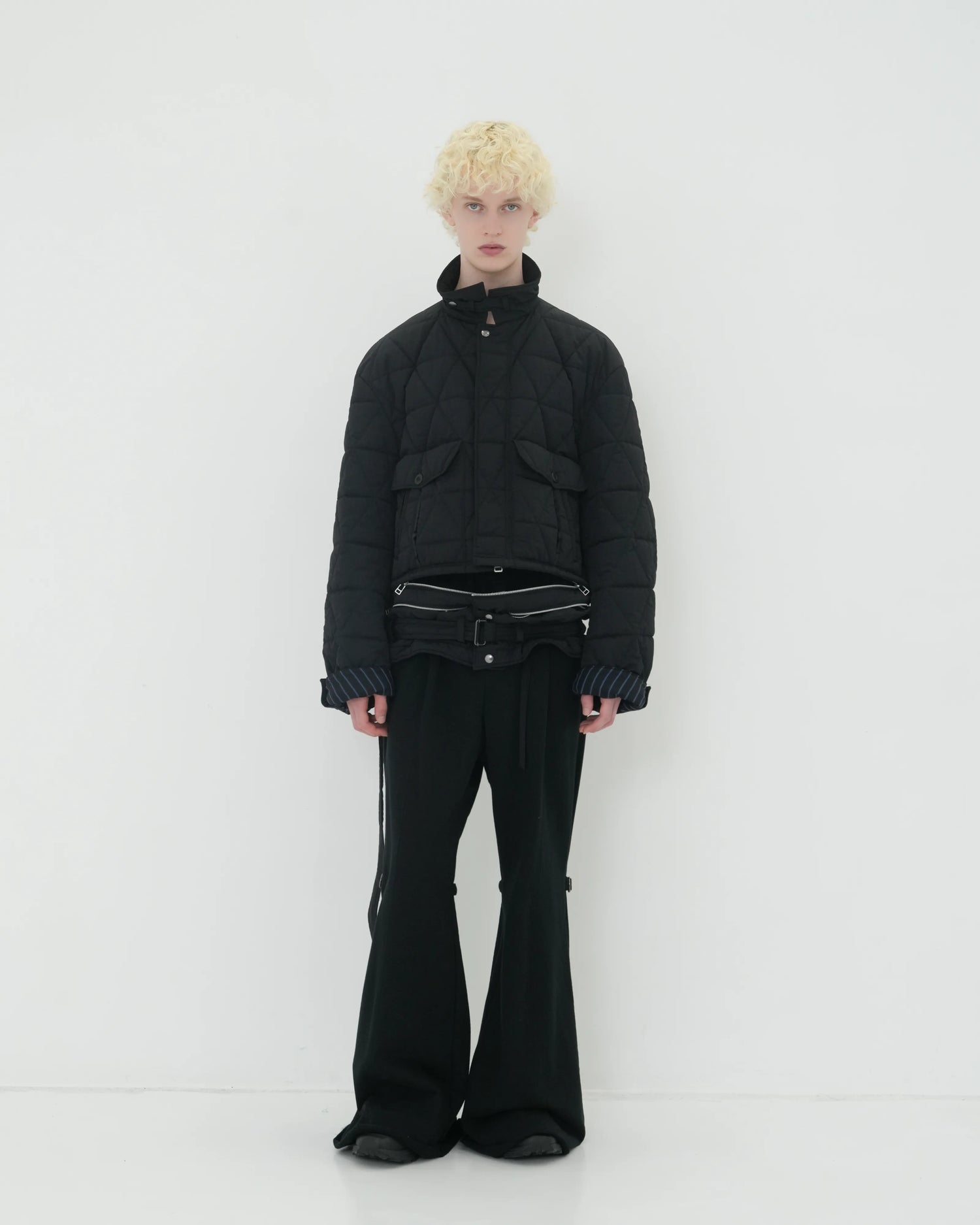 GAITER DOUBLE SLACKS BLACK