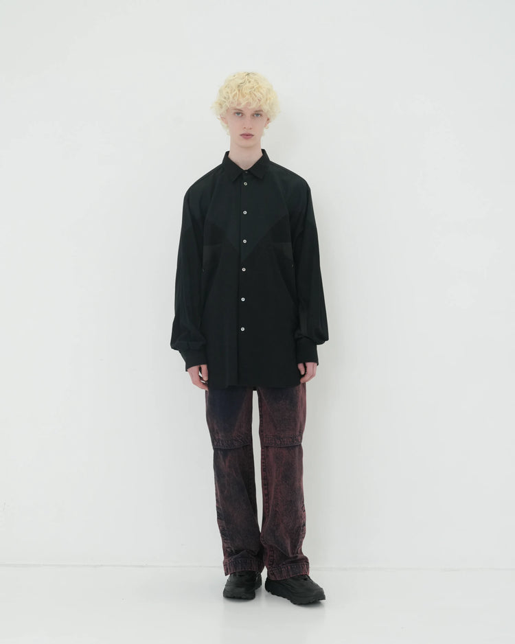 TRACK SHIRT BLACK