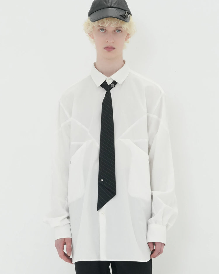 NOT-TIE "STRIPE" BLACK x WHITE