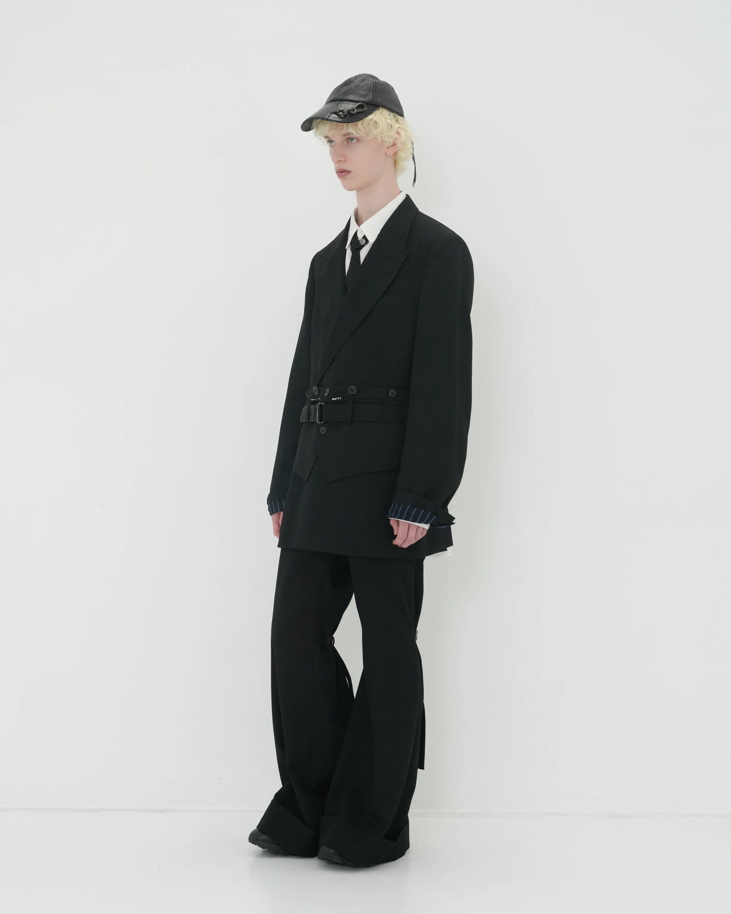 CUMMER BAG DOUBLE - BREASTED JACKET BLACK