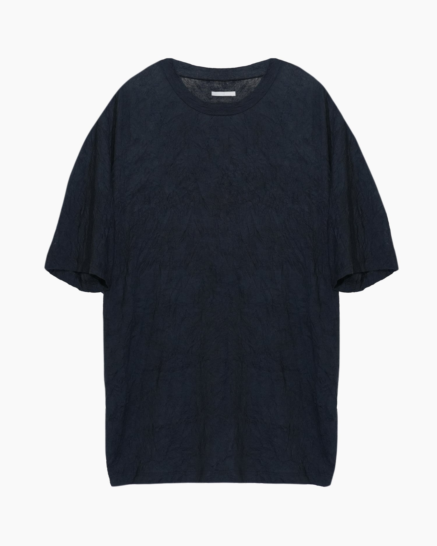 WRINKLED T-SHIRT BLACK