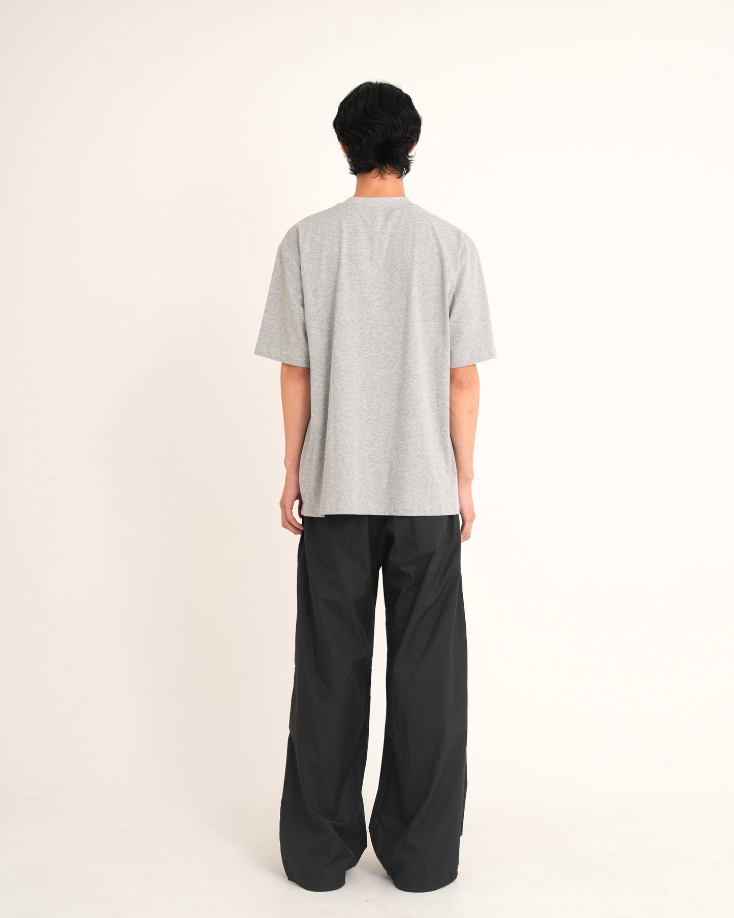 SIDE SEAM POCKET T-SHIRT GREY