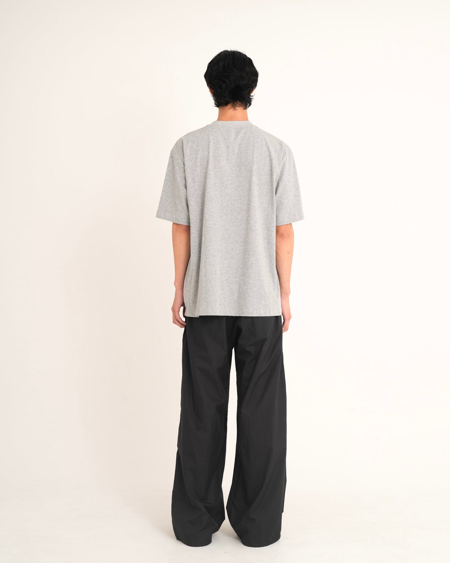 SIDE SEAM POCKET T-SHIRT GREY