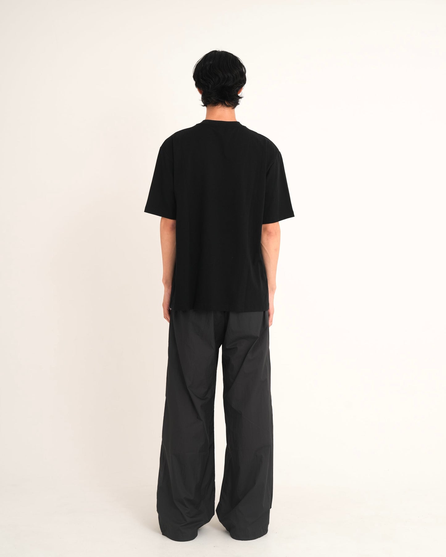 SIDE SEAM POCKET T-SHIRT BLACK