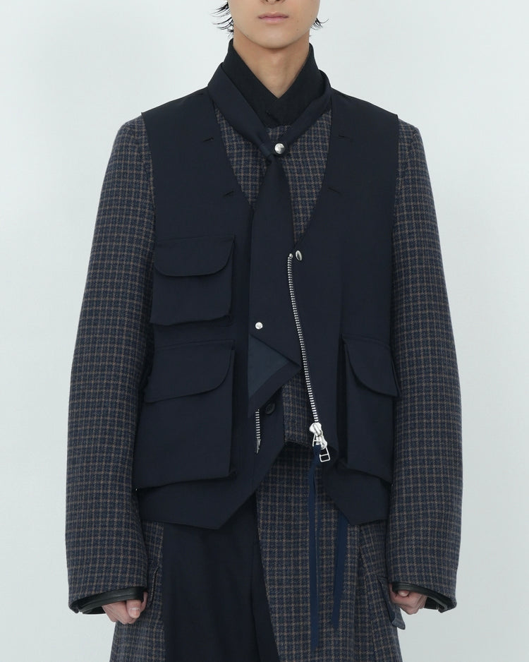 NOT-TIE "SUITING" NAVY