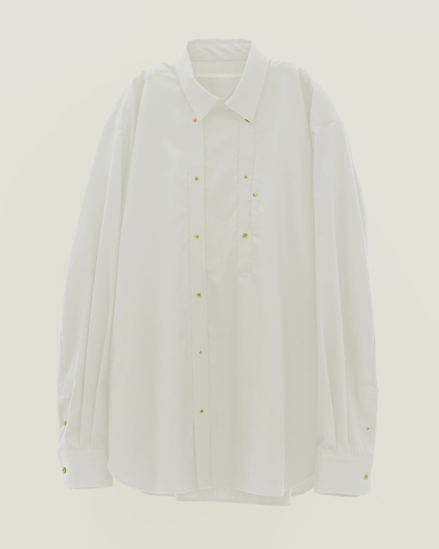 DOUBLE FRONT SHIRT WHITE