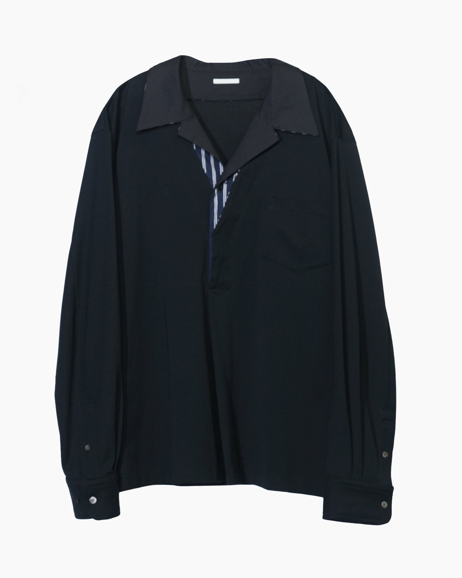LAYERED L/S T-SHIRT BLACK
